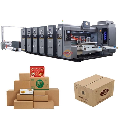 Automatic Feeder Corrugated Box Printing Machine With Simens PLC And 1200x2400mm Plate Size