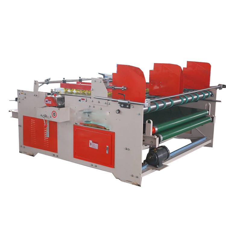 Manual Feed Type 1800mm Corrugated Box Folder Gluer Electric Driven