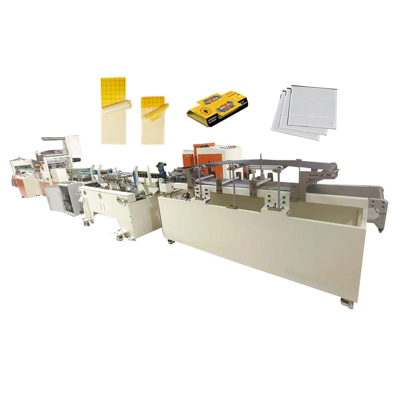 Full Automatic Machine For Producing Insect Glue Trap Pad Cockroach Traps And Release Paper Insect Glue Board Making Machine