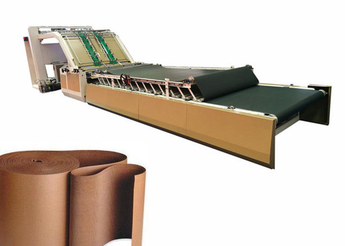 High Precision Cardboard Laminating Machine Automatic Flute Laminator 6.4kw